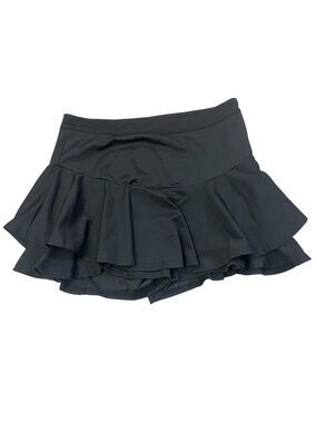 Everyday SHEIN Black Ruffled Skort